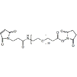 1137109-22-8,α-MaleiMidopropionyl-ω-succiniMidyl-10(ethyleneglycol),C<sub>34</sub>H<sub>55</sub>N<sub>3</sub>O<sub>17</sub>,777.81,-欧恩科化学|欧恩科生物|www.oknk.com.