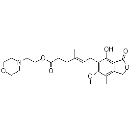 128794-94-5,霉酚酸吗啉乙酯,C<sub>23</sub>H<sub>31</sub>NO<sub>7</sub>,-欧恩科化学|欧恩科生物|www.oknk.com.