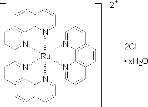 304695-79-2,二氯三(1,10-邻二氮杂菲)钌(Ⅱ),水合物,C<sub>36</sub>H<sub>24</sub>Cl<sub>2</sub>N<sub>6</sub>Ru·xH<sub>2</sub>O,-欧恩科化学|欧恩科生物|www.oknk.com.
