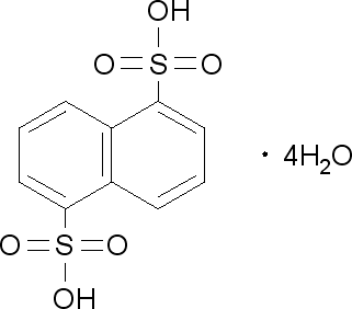 211366-30-2,1,5-萘二磺酸,四水合物,1,5-萘二磺酸,四水;2-萘胺-1,5-二磺酸;萘-1,5-二磺酸;磺化吐氏酸;L酸;天蓝酸;萘-1,5-二磺酸(天蓝酸);1,5-萘二磺酸四水,C<sub>10</sub>H<sub>8</sub>O<sub>6</sub>S<sub>2</sub>·4H<sub>2</sub>O,360.36,-欧恩科化学|欧恩科生物|www.oknk.com.