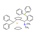 850444-36-9,(2R)-1-[(S)-α-(二甲基氨基)-2-(二苯基膦基)苄基]-2-二苯基膦基二茂铁,(S)-(+)-[(S)-2-苯基膦二茂铁](N,N-二甲基胺)(2-二苯基膦基苯)甲烷,C<sub>43</sub>H<sub>39</sub>FeNP<sub>2</sub>,687.57,-欧恩科化学|欧恩科生物|www.oknk.com.